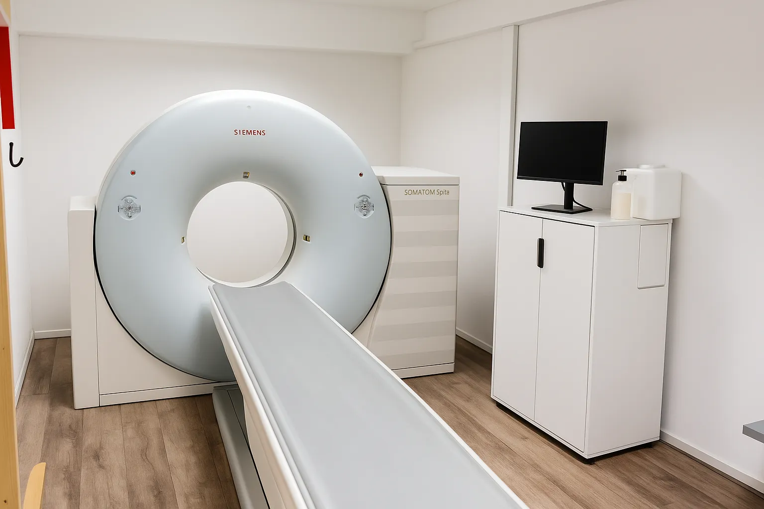 Computertomograph für bildgebende Diagnostik in der Tiermedizin.